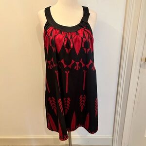 BCBG Maxazria Red and Black Mini Dress NWT